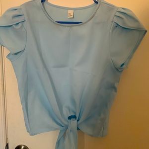 Cute baby blue blouse